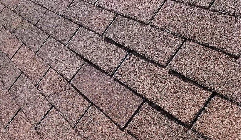 Impact resistant shingles installed on roof