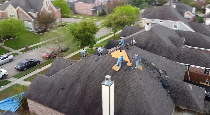 Roof installation with proper ventilation